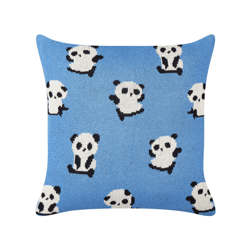 Conjunto de 2 almofadas decorativas TALOKAN Algodão 45 x 45 cm Azul