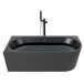 Beliani Bañera esquinera GOCTA 80x170 Beliani Bañera esquinera GOCTA 80x170 Negro