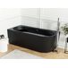 Beliani Bañera esquinera GOCTA 80x170 Beliani Bañera esquinera GOCTA 80x170 Negro