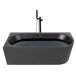 Beliani Bañera esquinera GOCTA 80x170 Beliani Bañera esquinera GOCTA 80x170 Negro