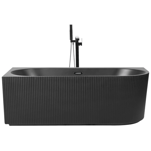 Banheira de canto GOCTA à direita 1700 x 800 mm Preto