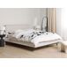 Beliani Cama Poliéster CORIO 173x219 Beliani Cama Poliéster CORIO 173x219 Gris Claro