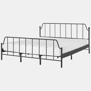 Cama Metal MAURESSAC 180 x 200 cm Preto