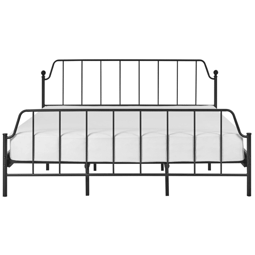 Cama Metal MAURESSAC 180 x 200 cm Preto