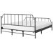 Beliani Cama Hierro MAURESSAC 185x206 Beliani Cama Hierro MAURESSAC 185x206 Negro