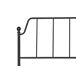 Beliani Cama Hierro MAURESSAC 185x206 Beliani Cama Hierro MAURESSAC 185x206 Negro