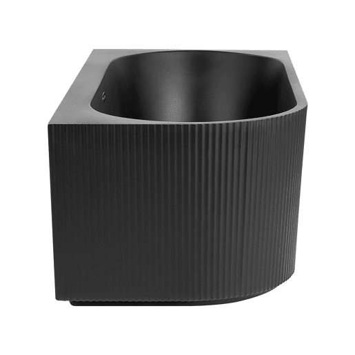 Banheira de canto GOCTA à esquerda 1700 x 800 mm Preto