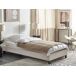 Beliani Cama sin cabecero Poliéster ROANNE 100x213 Beliani Cama sin cabecero Poliéster ROANNE 100x213 Beige