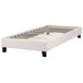 Beliani Cama sin cabecero Poliéster ROANNE 100x213 Beliani Cama sin cabecero Poliéster ROANNE 100x213 Beige