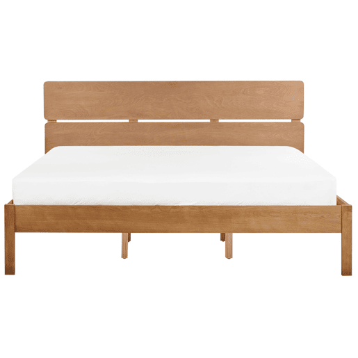 Cama Madeira BOISSET 180 x 200 cm Castanho escuro