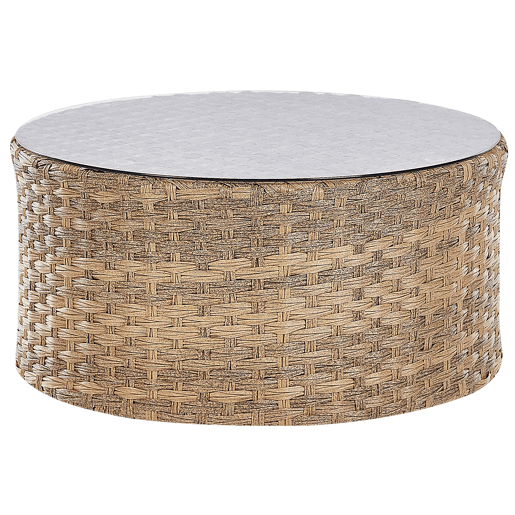 Conjunto de jardim com mesa 9 lugares SEVERO Castanho dourado