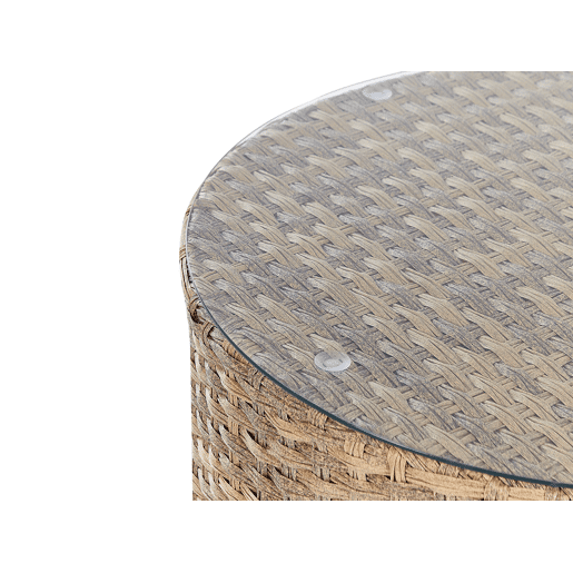 Conjunto de jardim com mesa 9 lugares SEVERO Castanho dourado
