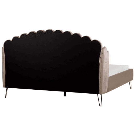 Beliani Cama Veludo AMBILLOU Beliani Cama Veludo AMBILLOU