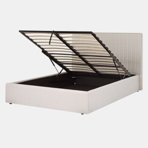 Cama baú Tecido VION 140 x 200 cm Creme