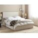 Beliani Cama con almacenaje Poliéster VION Beliani Cama con almacenaje Poliéster VION Beige