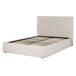 Beliani Cama con almacenaje Poliéster VION Beliani Cama con almacenaje Poliéster VION Beige