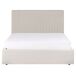 Beliani Cama con almacenaje Poliéster VION Beliani Cama con almacenaje Poliéster VION Beige
