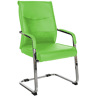 Silla de Comedor Hobart Simil cuero Verde 60X55X105 cm