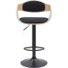 Set De 2 Taburete de bar - Kingston - Tela Set De 2 Taburete de bar - Kingston - Tela Negro