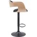 Set De 2 Taburete de bar - Kingston - Tela Set De 2 Taburete de bar - Kingston - Tela Negro
