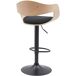 Set De 2 Taburete de bar - Kingston - Tela Set De 2 Taburete de bar - Kingston - Tela Negro