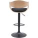 Set De 2 Taburete de bar - Kingston - Tela Set De 2 Taburete de bar - Kingston - Tela Negro
