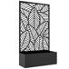 Jardinera con Biombo Metal Outsunny Jardinera con Biombo Metal Outsunny Negro