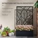 Jardinera con Biombo Metal Outsunny Jardinera con Biombo Metal Outsunny Negro