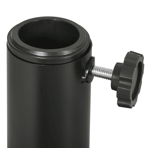 Outsunny Base de Chapéu de Sol Redonda Suporte para Chapéu de Sol Preenchido de Cimento Peso 9,5 kg para Mastros de Chapéu de Sol de Ø3848 mm Preto