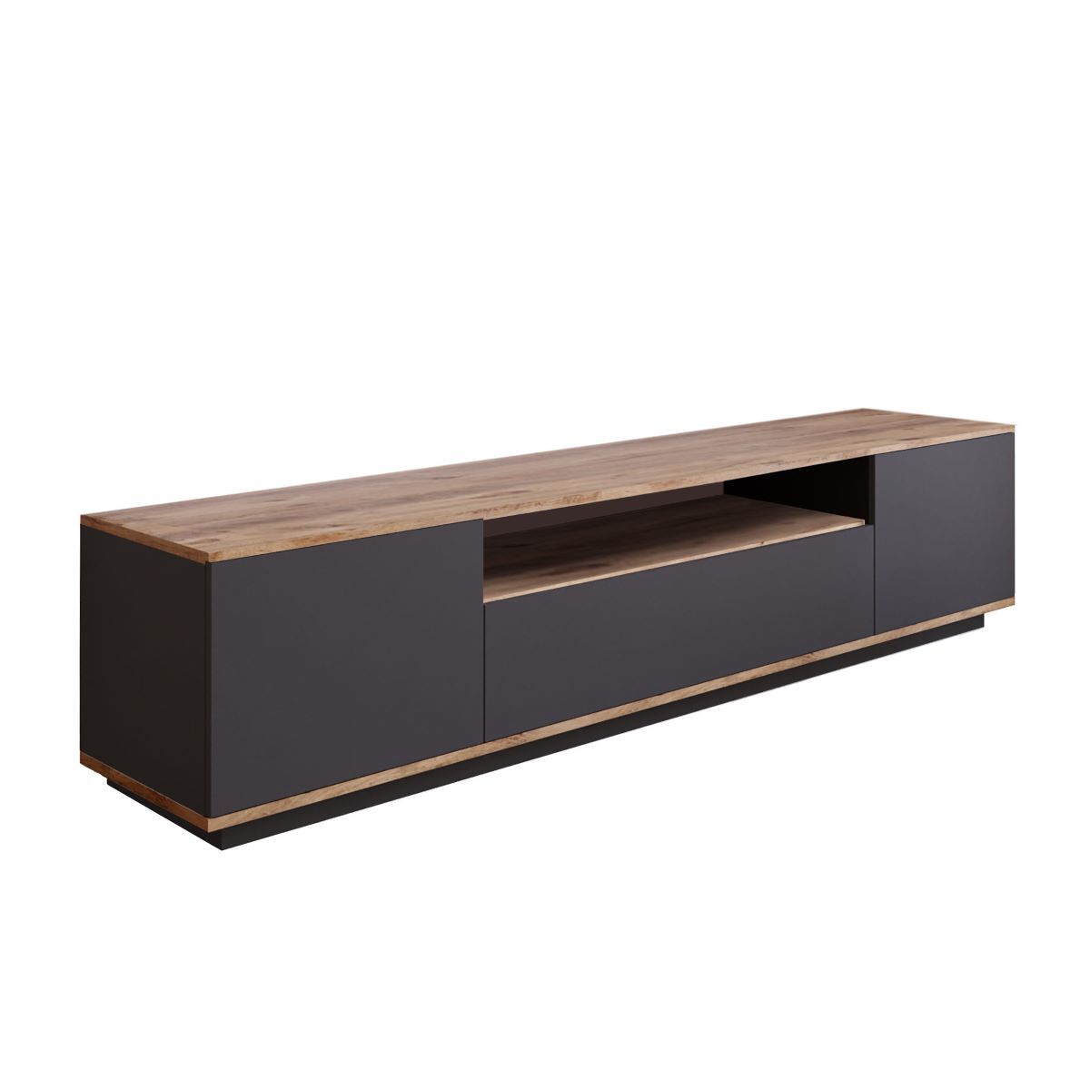 mueble de tv 3 puertas - l180 cm