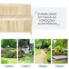 Banco de Jardín Madera de Abeto Outsunny Banco de Jardín Madera de Abeto Outsunny Madera