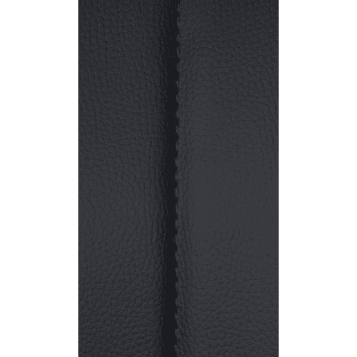 Taburete de bar Milet en polipiel Simil cuero Negro 48X47X85 cm