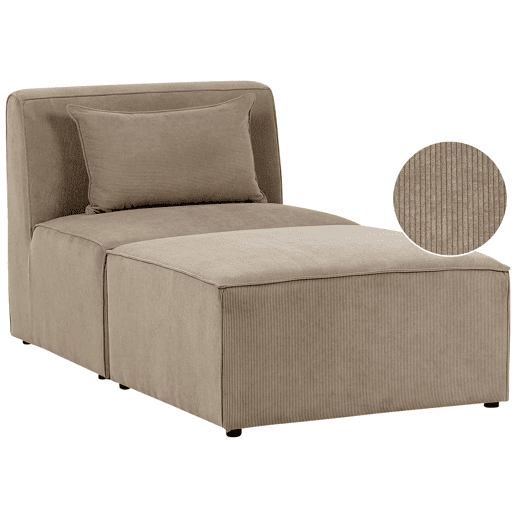 Chaise longue LEMVIG Bombazine Taupe