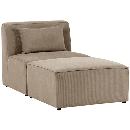 Chaise longue LEMVIG Bombazine Taupe