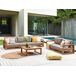 Beliani Conjunto de jardín Madera de acacia con certificado FSC® TIMOR Beliani Conjunto de jardín Madera de acacia con certificado FSC® TIMOR Gris Oscuro
