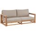 Beliani Conjunto de jardín Madera de acacia con certificado FSC® TIMOR Beliani Conjunto de jardín Madera de acacia con certificado FSC® TIMOR Gris Oscuro
