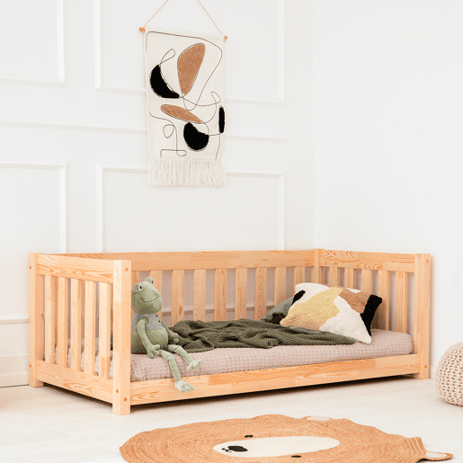 Banco-cama 90x190 com base de ripas Thelma Bois