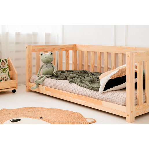 Banco-cama 90x190 com base de ripas Thelma Bois