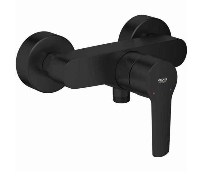 Grifo monomando para ducha grohe start negro mate metal latón