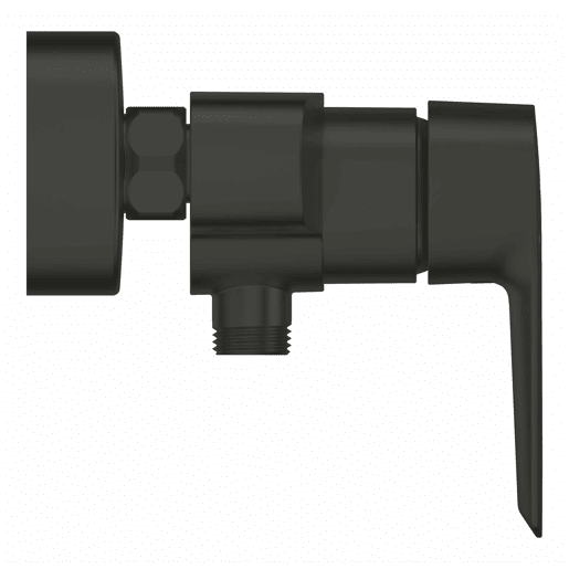 Torneira de Comando Único para chuveiro Grohe Start Preto mate Metal Latão