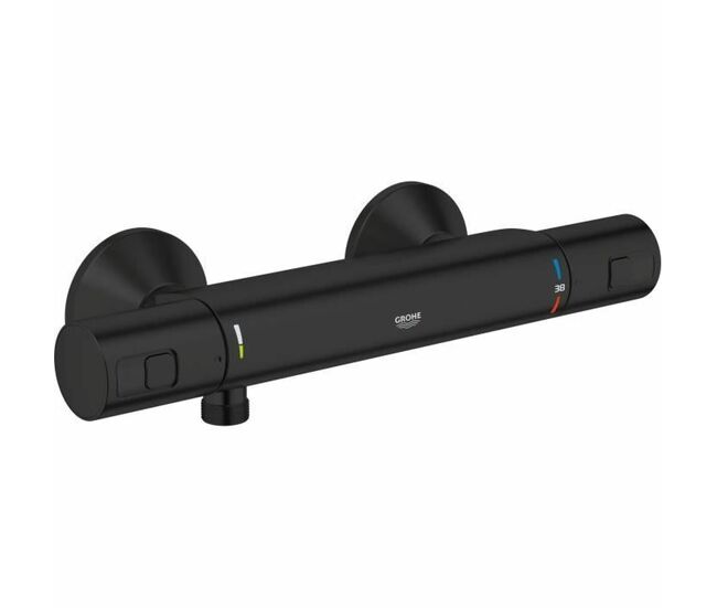 Grifo bimando grohe precision start de ducha negro mate metal