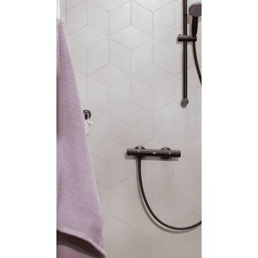 Torneira de comando duplo Grohe Precision Start De duche Preto mate Metal