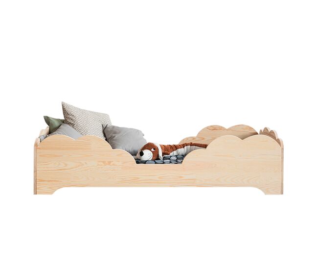 Cama 90x200 con somier josy madera