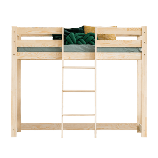Cama de meia altura 90x190 inclusa base de ripas Georges Bois