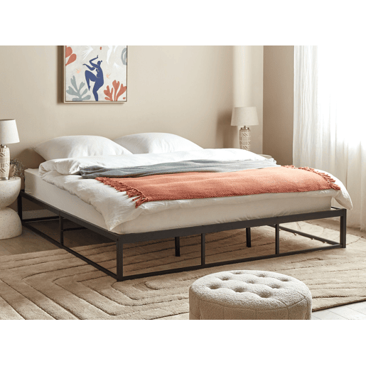 Cama Metal VIRY 180 x 200 cm Preto