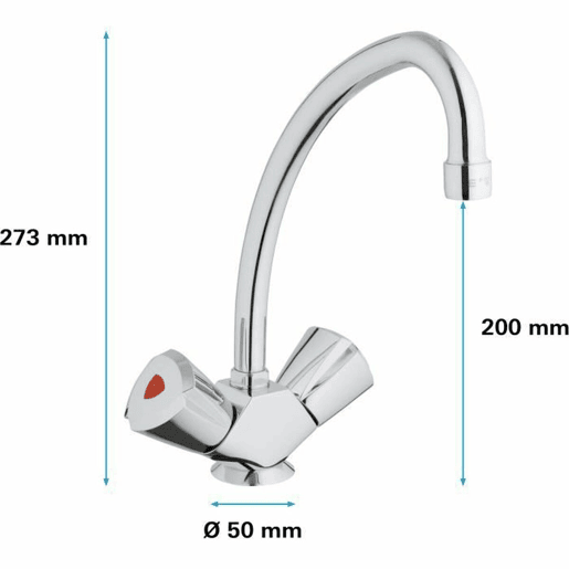 Torneira de dois manípulos Grohe 31072000
