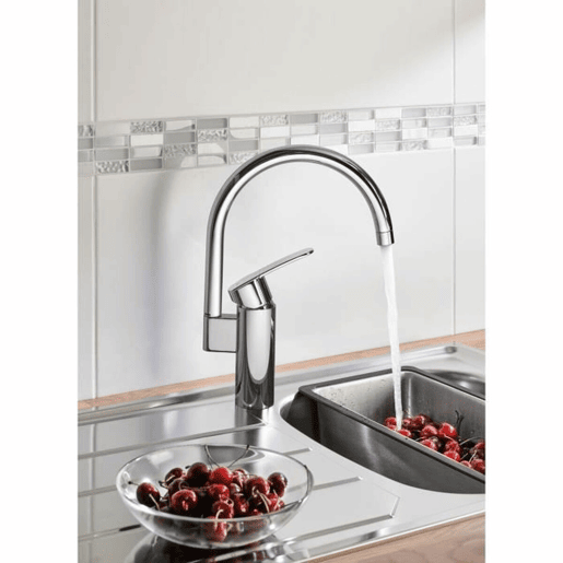 Kitchen Tap Grohe Wave Cosmopolitan - 32449001 Forma de C Metal