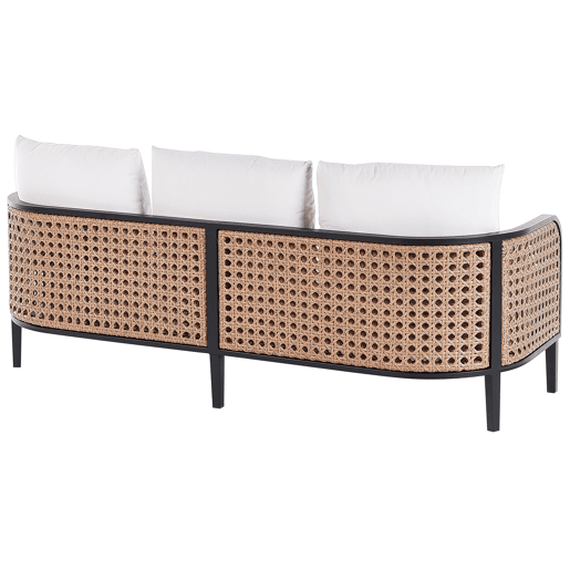 Conjunto de jardim com mesa 3 lugares MONTEFALCO Metal Branco
