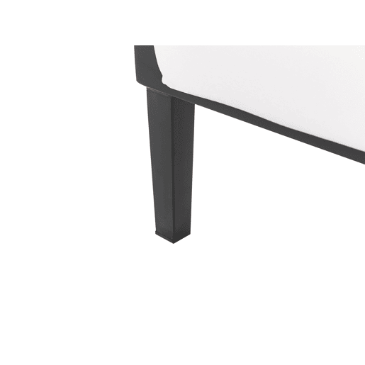 Conjunto de jardim com mesa 3 lugares MONTEFALCO Metal Branco
