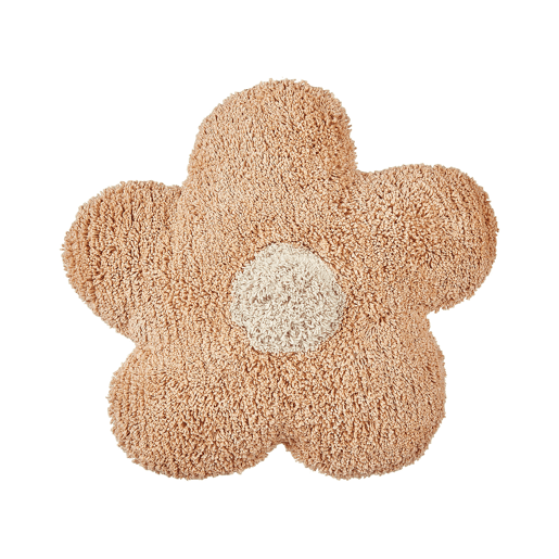 Conjunto de 2 almofadas decorativas SORREL Algodão 30 x 30 cm Rosa pêssego Flor